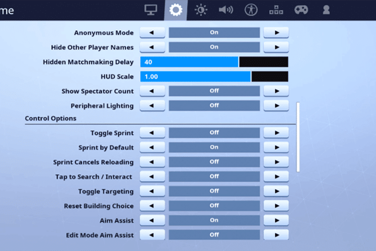 ninja fortnite settings - sprint by default fortnite not working