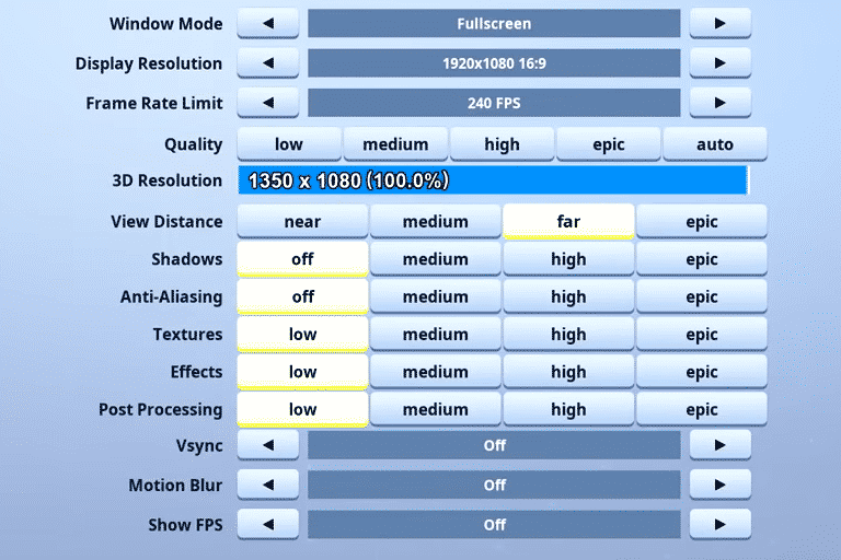 Innocents Fortnite Settings Keybinds Updated 2019 Fortsettings Com - 