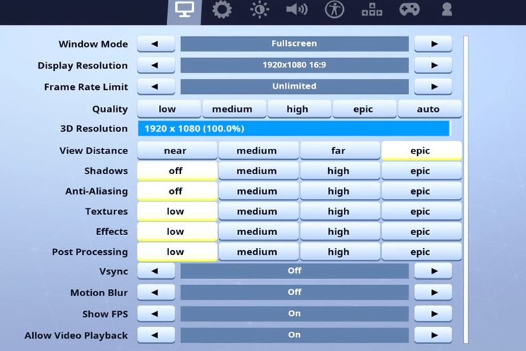 clix fortnite settings clix fortnite settings